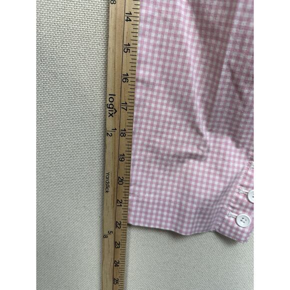 Talbots The Perfect Crop Pants Size 6 Petite Pink White Preppy Feminine - Picture 11 of 15